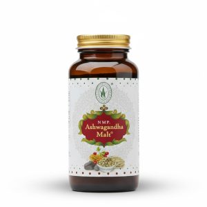 Unlock the natural power of Ayurveda with our Ashwagandha Malt, expertly crafted with a blend of potent ingredients known for their holistic health benefits. Each ingredient is carefully selected to support your overall well-being. Here's a breakdown of what you'll find in every serving: Ashwagandha (Withania Somnifera) - 100mg: Known for its stress-reducing properties, Ashwagandha promotes relaxation and mental clarity. Makardhwaj - 14mg: A traditional Ayurvedic ingredient that may enhance vitality and energy levels. Kaunch Beej (Mucuna Pruriens) - 100mg: Supports stamina and endurance, contributing to improved physical performance. Talmakhana (Asteracantha Longifolia) - 10mg: Beneficial for digestive health and overall well-being. Akarkara (Anacyclus Pyrethrum) - 10mg: May promote oral health and support a healthy respiratory system. Shatavari (Asparagus Racemos) - 10mg: Known for its potential to aid digestion and boost immunity. Shilajeet (Asphaltum) - 100mg: A mineral-rich substance that may support energy levels and overall vitality. Musli Safed (Chlorophytum Borivilianum) - 10mg: Traditionally used for its potential aphrodisiac properties. Vidarikand (Pueraria Tuberosa) - 10mg: May help maintain a healthy urinary system and promote overall wellness. Amalki (Phyllanthus Emblica) - 20mg: Rich in vitamin C, Amalki supports immunity and overall health. Bael Phal (Aegle Marmelos) - 15mg: May aid in digestive health and contribute to well-being. Gokharu (Pedalium Murex) - 10mg: Known for its potential to support urinary health. Arjun (Terminalia Arjuna) - 30mg: Traditionally used to promote cardiovascular health. Sat Giloy (Tinospora Cordifolia) - 20mg: May boost the immune system and enhance overall health. Mandur Bhasam - 10mg: A traditional Ayurvedic preparation that may support overall vitality. Jawa Malt - Q.S (Quantity Sufficient): This ensures the perfect balance and consistency in every serving. Experience the goodness of these carefully chosen ingredients in our Ashwagandha Malt, designed to provide you with holistic well-being and vitality. Incorporate it into your daily routine and embrace the benefits of Ayurveda